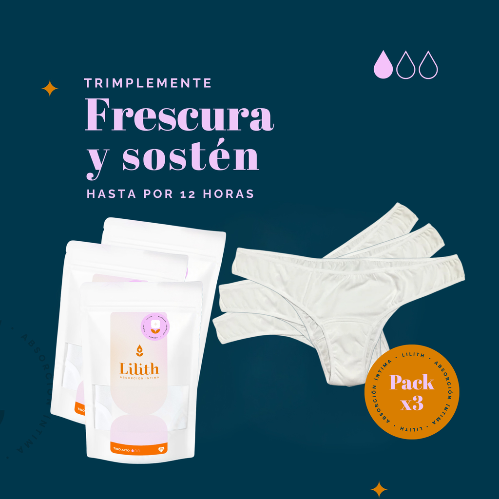 Kit x 3 Clásica | Ideal para quienes usan Lilith todos los días